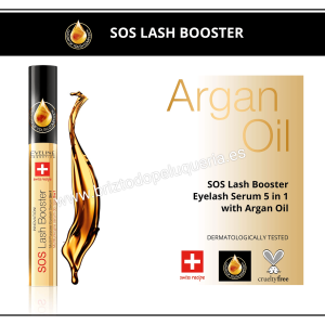 SERUM PARA PESTAÑAS SOS LASH BOOSTER 5 IN 1 ARGAN OIL EVELINE