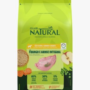 Guabi Natural – Perro Cachorro – Raza Grande y Gigante – Pollo y Arroz Integral – 12Kg