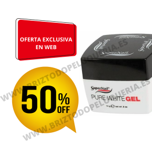 GEL de manicura para esculpir uñas de gel pure White BUILDER gel SUPERNAIL
