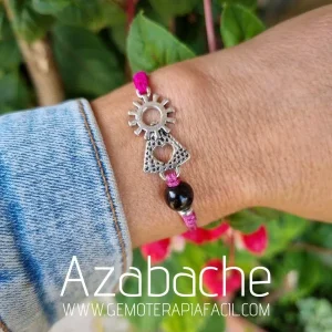 Pulsera de la Santina de Covadonga rosa