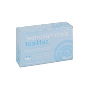 Toallitas hemorroides Hemosán Cinfa 12 toallitas