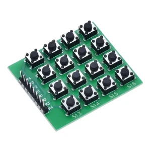 Teclado Matricial 4×4 de Pulsadores