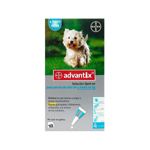 Pipeta Advantix Bayer Perros 4 a 10Kg