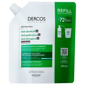 VICHY DERCOS DS ANTICASPA CABELLO NORMAL A GRASO REFILL X 390ml