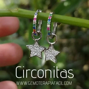 Pendiente ESTRELLAS de circonitas