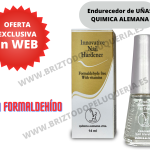 NOVEDOSO ENDURECEDOR DE UÑAS para manicura y pedicura de QUÍMICA ALEMANA. OFERTA EXCLUSIVA EN WEB!!