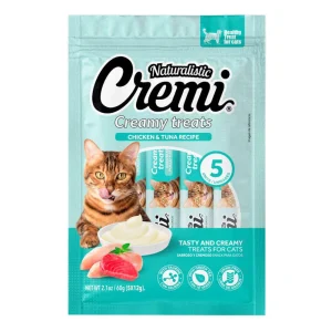 Cremi Pollo y Atún Pack x 5u – Snack cremoso para gatos