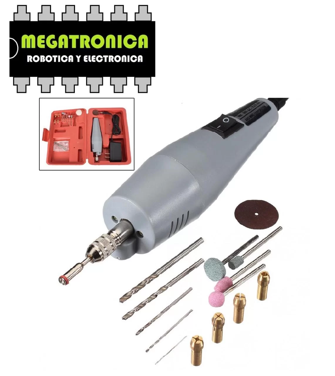 MINI TALADRO ELECTRICO CON BROCAS